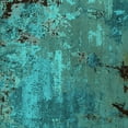thumbnail image 1 of Ahgly Company Machine Washable Indoor Square Oriental Turquoise Blue Industrial Area Rugs, 7' Square, 1 of 4