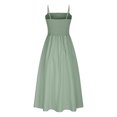 thumbnail image 7 of Kojanyu Women's Solid Sleeveless Round Neck Midi Dress – Elegant Club Party Casual Wear, 7 of 7