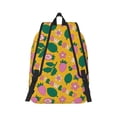 thumbnail image 3 of Balery Strawberry Vintage Canvas Backpack for Men and Women - Large Capacity, Durable Travel Laptop Bag for School, Work, Hiking, and Outdoor Activities, 3 of 7