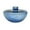 Blue, variant on deevoka Glass Flower Vase Creative Design Hydroponic Vase for Bedroom Balcony Office Blue