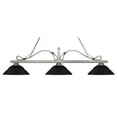 thumbnail image 1 of Z-Lite Melrose 3 Light Billiard Light in Antique Silver, 1 of 1