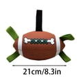 thumbnail image 3 of Jouet à Mâcher Durable de Football et Rugby pour Chiens, Entraînement Interactif et Relaxation, Dentition pour Animaux, 3 of 5