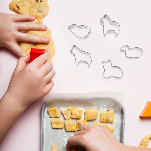 SKISUNO 10Ud Para Galletas De Acero Inoxidable Con Para Repostería