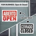 thumbnail image 3 of BAZIC Abierto & Cerrado Sign on Back, Open & Closed Sign 12"x16", Double Sides, 24-Pack, 3 of 7