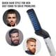 thumbnail image 2 of Peine alisador de barba iónico - Cepillo alisador de barba para desenredar y voluminizar y peinar para hombres - Plancha de barba de calefacción portátil con función anti-escaldado MFZFUKR FLD-2770, 2 of 7