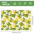thumbnail image 2 of 4 Pack Kitchen Dish Towels Yellow Lemons Kitchen Towels Fast Drying Dish Towels Cotton Cloth Kitchen Towels, 16 x 22 Inches, 2 of 7