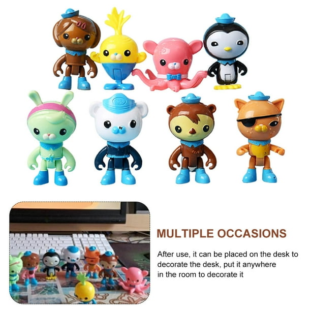 Sunisery 8pcs Octonauts 5 10cm Figures Toy Barnacles Peso Kwazii Children Gifts Walmart Com