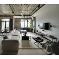 thumbnail image 2 of Indoor Home Decorative Midcentury Modern Axel 6 Lights Black Metal Pendant, 2 of 7