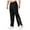 p25 Black, variant on Mens Tear Away Basketball Pants 2 Side Zippers Snap Off Full Open Down Sweatpants Leg Post Surgery Pant with Pockets Hiking Pants Mens Lightweight