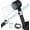 Black shower head, variant on Filtered Shower with Handheld, High 3 Showerhead with Filters & Upgraded Anti-clog Nozzles for Hard Water -Remove Chlorine, Dry Itchy -/OFF for Bath