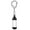 Black, variant on Lightweight Aluminum Alloy Cremains Keychains for Pet Ashes Memorial with Compact Elegant Daily Carry