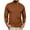 Khaki, variant on Honeeladyy Men's Ribbed Henley Shirt Slim Fit Long Sleeve Casual T-Shirt #Qg-Blue-L