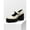 BEIGE, variant on Women’s Round Toe Chunky Heels Mary Janes Pump Shoes