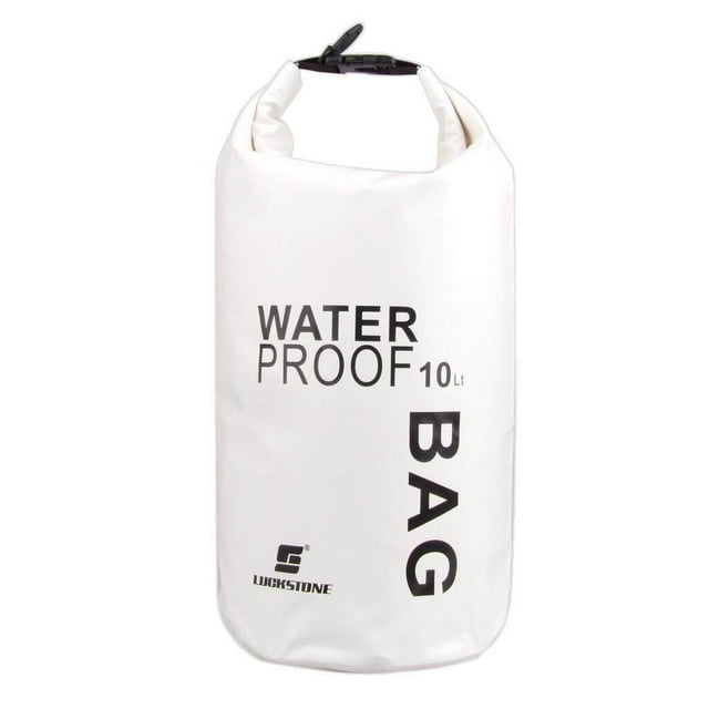 Sac Pochette Imperméable 10 L Camping Bateau Kayak Rafting Canotage Blanc