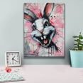 thumbnail image 4 of Epic Graffiti 'Creepy Bunny'  by Andreas Magnusson Canvas Wall Art, 12" x 16", 4 of 8