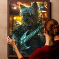 thumbnail image 6 of Glenofimaal Terrier Dog and Guitar Picture Poster Unframe, Glenofimaal Terrier Dog Canvas Frame Ready to Hang - Aesthetic Decor - Dog Wallpaper, 6 of 6