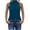 Blue, variant on VEKDONE Womens Sleeveless Turtleneck Tops Mock High Neck Pleated Tank Tops 2025 Slim Fit Undershirt Basic Layer Tee Solid Color Plus Size Vests Coffee Large