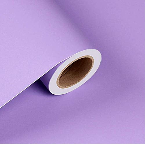 Solid Color Neon Brights PURPLE Vinyl Contact Paper Drawer Liner Peel & Stick 