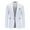 White, variant on jjayotai Mens Tops Clearance Mens Casual Fashion Solid Slim Fit Suit Jacket 1 Button Long Sleeves Stretch Lightweight Blazer Suit Business Sport Coat Tops