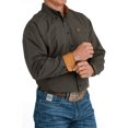 thumbnail image 3 of Cinch Black And Gold Plaid Print - Mens Shirt  - Mtw1105668, 3 of 4