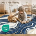 thumbnail image 4 of ODIKA Pvc Dusty Bottom Veined Splicing Furnishing Shenzhen Abstract for Living Room, Under Sectional, Family , Non-Slip Flatwoven, 4 of 7