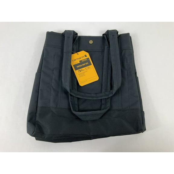 Carhartt Gear B0000380 Tote Bag Women's Black Vertical Snap Handbag JDM1283