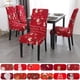 thumbnail image 2 of Funda protectora para silla de Navidad, cubierta elástica para asiento de comedor, decoración de banquete de restaurante y cocina, 1/2/4/6 piezas, 2 of 5