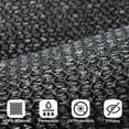 thumbnail image 3 of LOVE STORY Custom Size 4'x24' Dark Gray Fence Privacy Screen Heavy Duty Mesh Windscreen Cover for Patio Garden (Customized), 3 of 6