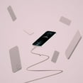 thumbnail image 4 of Belkin Boostcharge Flex 5' Mfi Certified Lightning, USB Type a Cable with Cable Clip, Rose Gold, 1 Pack, 4 of 13