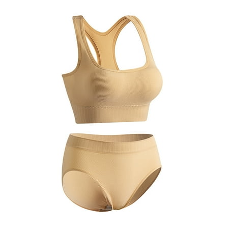 

Qonioi Clearance Lingerie for Women Women s No-steel Ring Gathering No-marking Body Shaping Yoga Vest Type Breathable Sports Underwear Briefs Suit Lingerie Bra # Overstock Items Clearance All #4