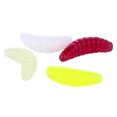 thumbnail image 1 of 50pcs/bag 2cm Soft Bread Bug Bionic Grubs Trout Lures Bread Bug Plastic Hand Pole Bait Artificial Fishing Lures, 1 of 9