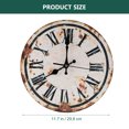 thumbnail image 3 of SHISUYAN Retro Wall Clock Vintage Round Decorative Wall Clock Silent Non-Ticking Clock, 3 of 9
