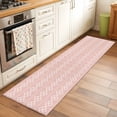 thumbnail image 2 of 2'x6' Rug Runners for Hallways Kitchen, Pink Boho Non Slip Entryway Beside Floor Carpet Runner, Vintage Ethnic Tribe Abstract Art Washable Laundry Room Bedroom Throw Rugs Mat for Family Pet, 2 of 8