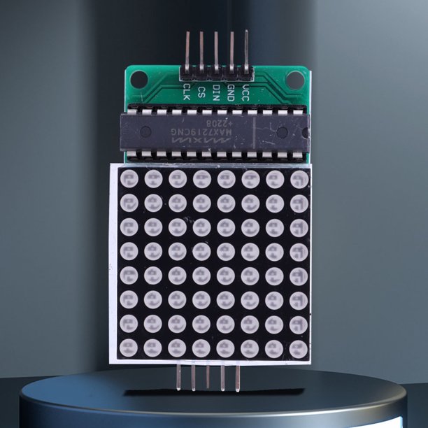 Módulo MAX7219 Dot LED Matrix MCU Control 8x8 Salida Entrada Cátodo común