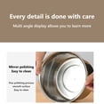 thumbnail image 3 of Taicans Stockpot - 2.3 Quart - Brushed Stainless Steel - Heavy Duty Induction Pot with Riveted Handles - for Soup,Seafood,Stock,Canning and for Catering for Groups and Events, 3 of 8