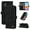 Black, variant on Mantto Case Compatible with iPhone 12, Luxury PU Leather Wallet Case with RFID Blocking Card Holder Kickstand Magnetic Closure Flip Slide Slot Case For iPhone 12 - 6.1", Black