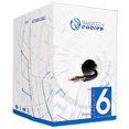 thumbnail image 2 of Smartech Cables Cat6 Plenum Cable 1000ft - Premium Black Plenum Rated Wire (CMP) - UTP, 23 Awg, 550 MHz cat 6 ethernet Cable Bulk - 10 GB High-Speed Data Transfer for Smooth Streaming & Gaming, 2 of 3