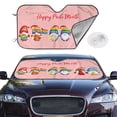 thumbnail image 2 of Balery Lgbt Gnome Windshield Sun Shade, Car Front Window Sunshade Cover ,Automotive Interior Portected Blocks Uv Rays For Car Pickup Truck Suv Accessories- Medium, 2 of 7