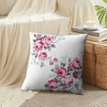 thumbnail image 4 of LALILO Throw Pillow Covers Flower Bouquet Roses Fashion Rose Cushion Cover 18" x 18", 2 Pack, 4 of 6