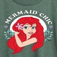 thumbnail image 3 of Disney The Little Mermaid - Ariel - Mermaid Chic - Women's Short Sleeve Graphic T-Shirt, 3 of 5