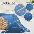 thumbnail image 3 of Modern Blue Body Pillow Covers 20"x60", Abstract Diamond Luxury Gradient Soft Brushed Microfiber Breathable Throw Pillow Covers, Decorative Pillowcase with Zipper for Couch Sofa Bedroom Living Room, 3 of 9