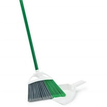 54 in. Commercial Precision Angle Broom with Dustpan, Plastic