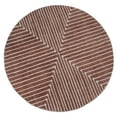 thumbnail image 4 of GLN Rugs Knidos - Contemporary, Machine Washable Area Rug - 5'3" Round Beige Orange Home Carpet, 4 of 6