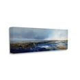 thumbnail image 3 of Panoramic Cloudy Sea Landscape Abstract Painting Gallery Wrapped Canvas Print Wall Art, 3 of 7