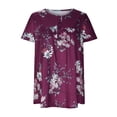 thumbnail image 3 of Birdeem T-Shirt Décontracté à Manches Courtes Imprimé Mode pour Femmes, 3 of 6