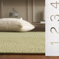 thumbnail image 6 of SAFAVIEH Braided Rishika Solid Machine Washable Reversible Area Rug, Sage, 2' x 4' Half Moon, 6 of 12