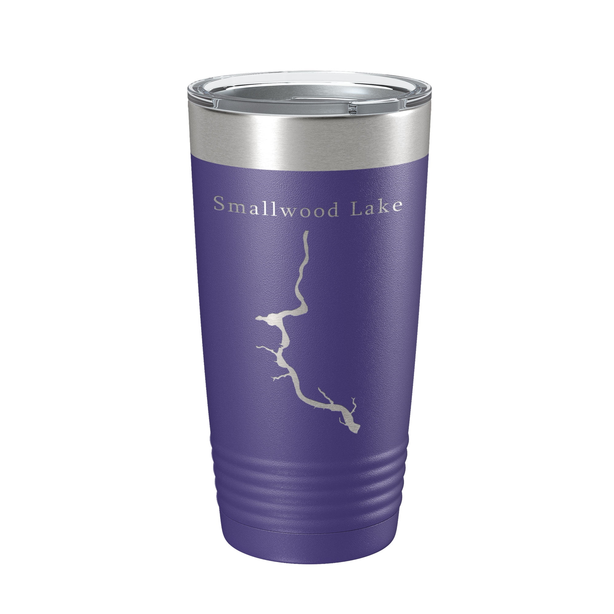 Smallwood Lake Tittabawassee Map Tumbler Travel Mug Insulated Laser