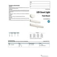 thumbnail image 3 of FMMCL 840 S1 M4-Lithonia Lighting-6.63 Inch 10W LED Closet Flush Mount, 3 of 6