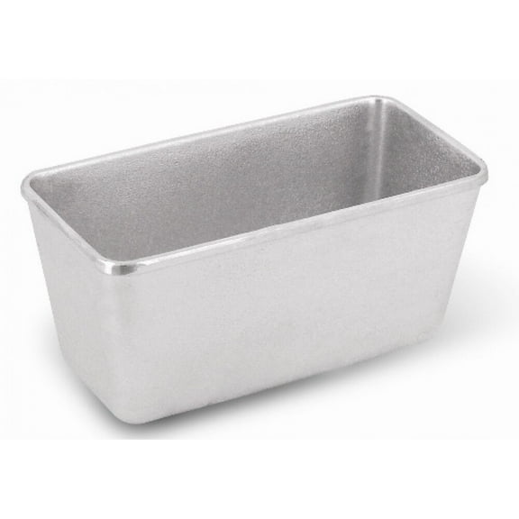 KUKMARA Cast Aluminum Loaf Pan 8.7x4.3x4.5" (22x11x11.5 cm) Rectangular Bread Mold Baking Mold Bread Baking Dish Bread Pan Aluminum Baking Pan for Banana Cake and Bread, Gray