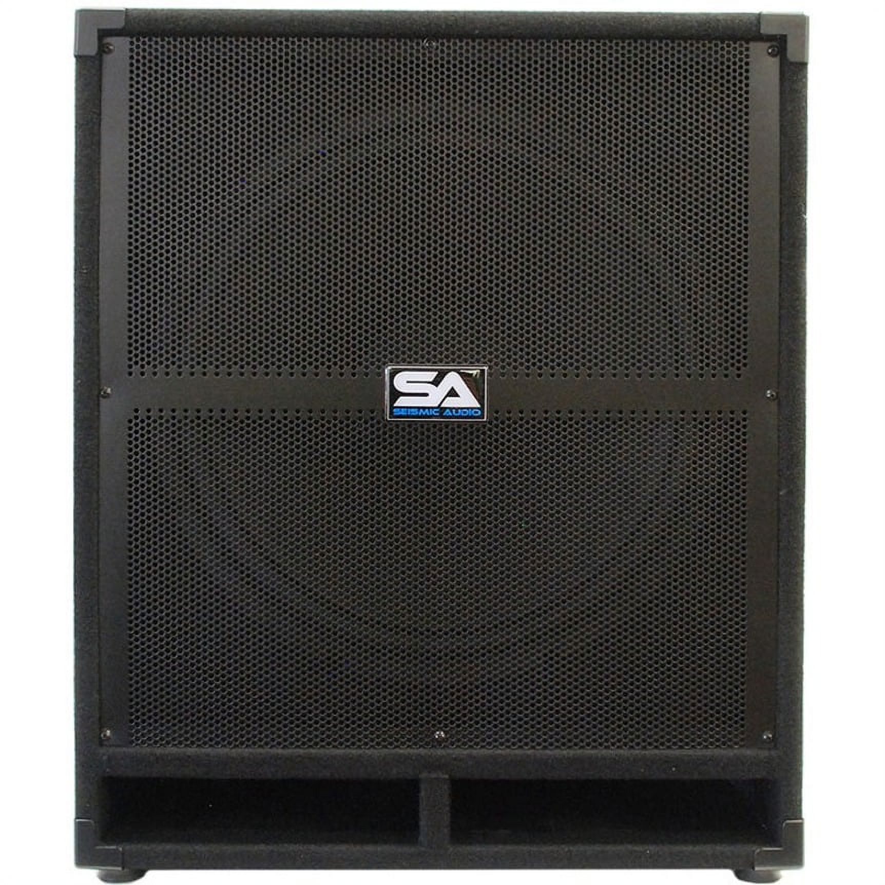 Seismic Audio Tremor 18 Subwoofer System, 500 W RMS, Black - image 2 of 6